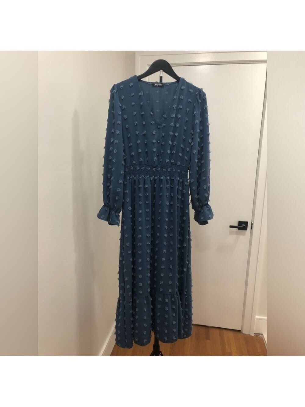 705. Boho Maxi Fall Dress